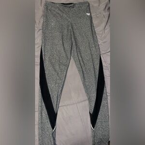 PINK Victoria's Secret Gray and Black Yoga Leggings